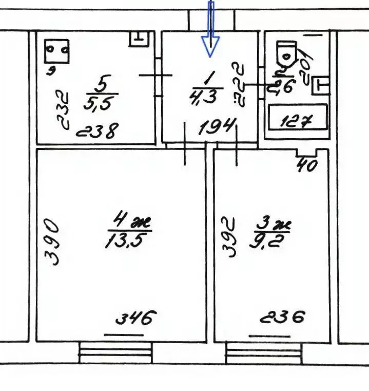 2-к кв. Калининградская область, Калининград Советский просп., 196 ... - Фото 2