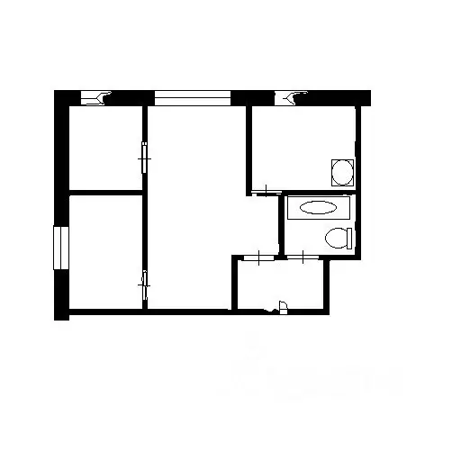 3-к кв. Саратовская область, Балаково ул. Титова, 11 (44.7 м) - Фото 2