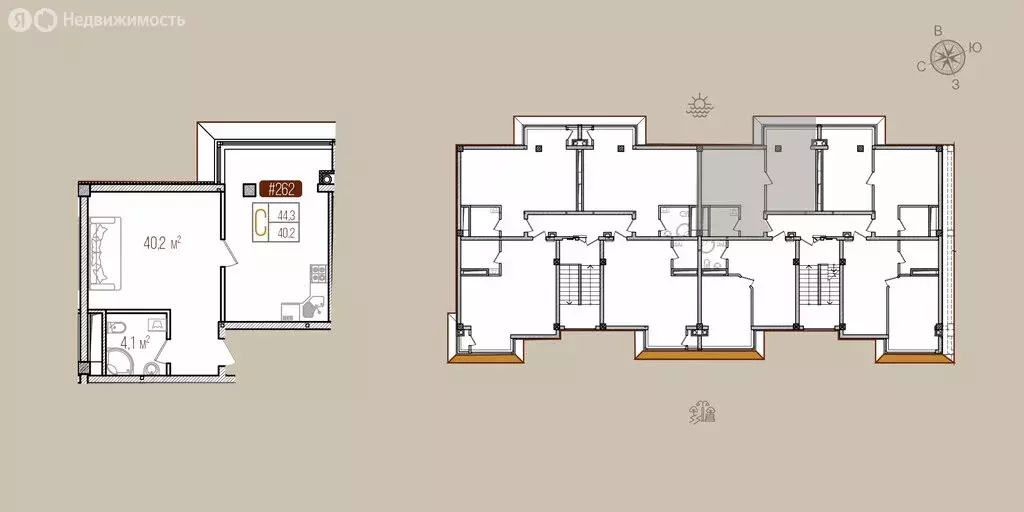 Квартира-студия: Феодосия, Индустриальный переулок, 4 (44.3 м) - Фото 0