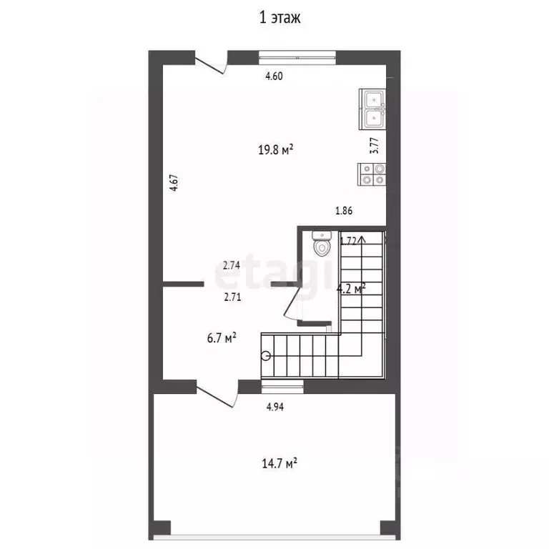 Таунхаус в Крым, Ялта ул. Радужная, 45 (125 м) - Фото 2