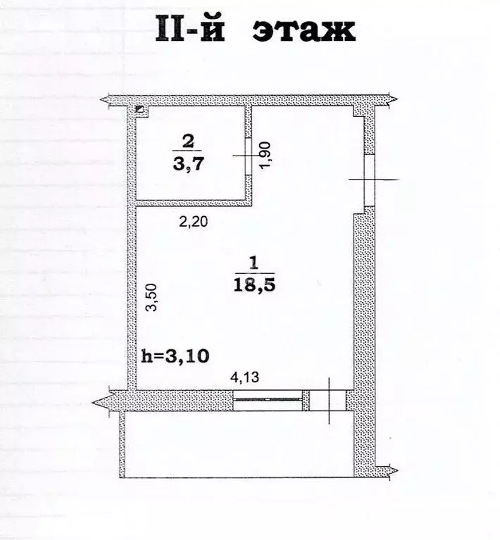 Студия Севастополь ул. Челюскинцев, 49/3 (22.2 м) - Фото 2