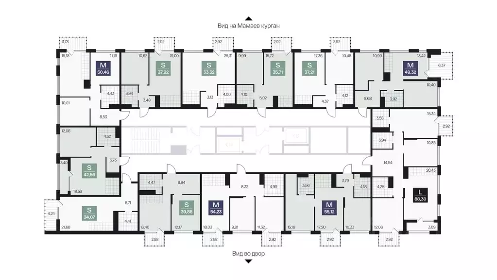 2-к кв. Волгоградская область, Волгоград просп. Имени В.И. Ленина, 59Г ... - Фото 2
