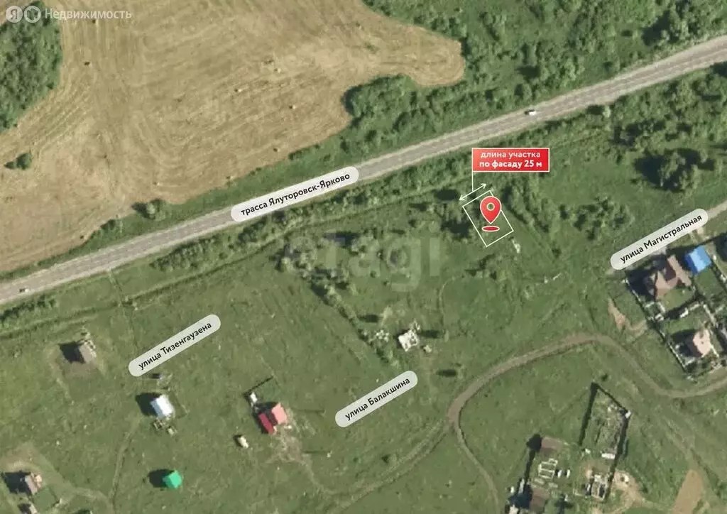 Участок в Ялуторовск, улица Балакшина (6 м) - Фото 1