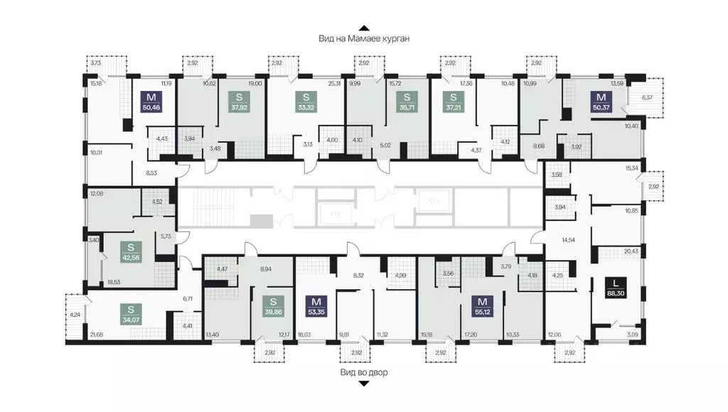 3-к кв. Волгоградская область, Волгоград просп. Имени В.И. Ленина, 59Г ... - Фото 2