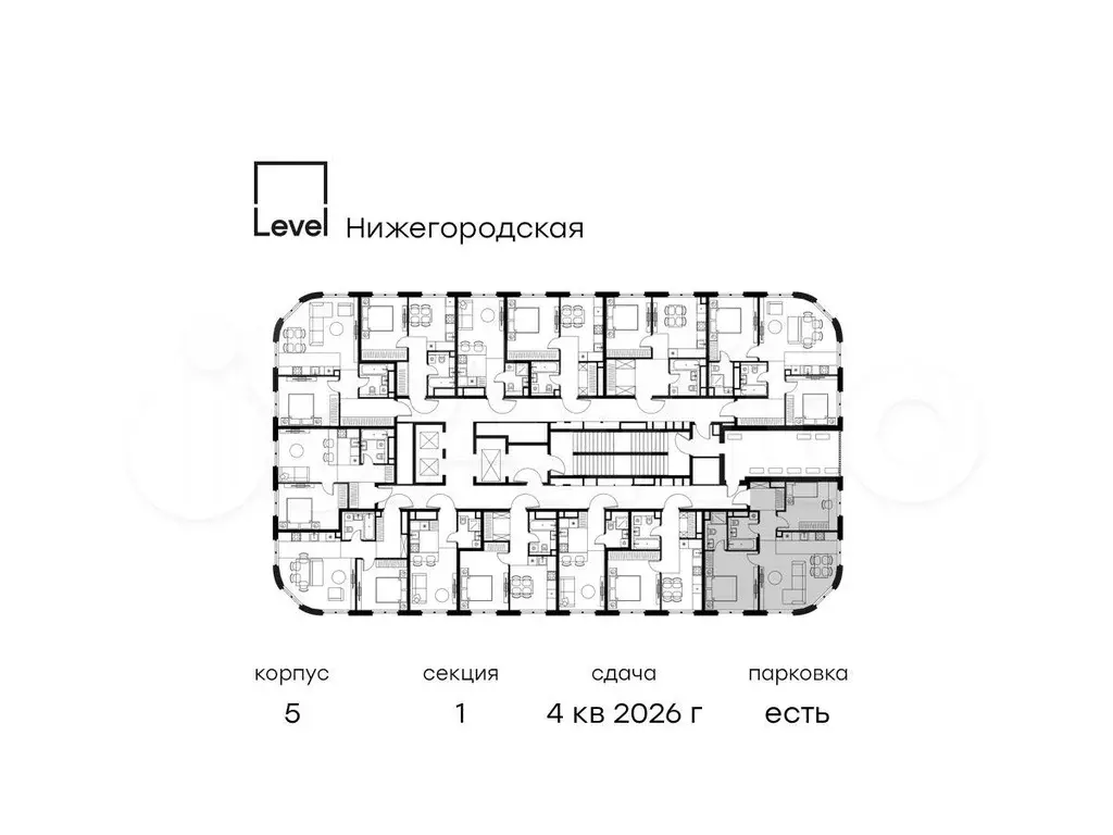 3-к. квартира, 63,7 м, 24/29 эт. - Фото 1