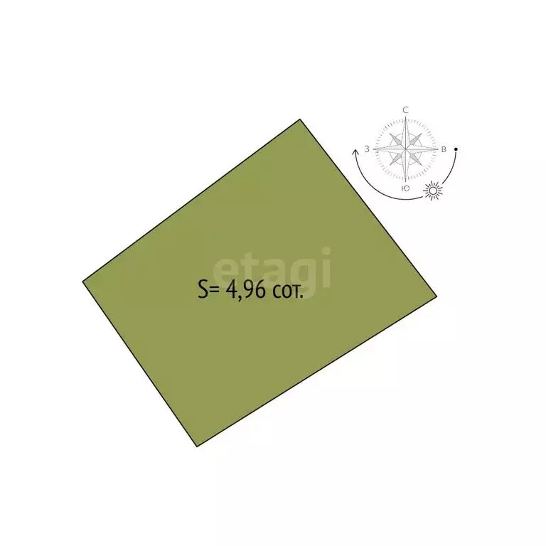 Участок в Новосибирск, ДНТ Одуванчик (4.96 м) - Фото 1