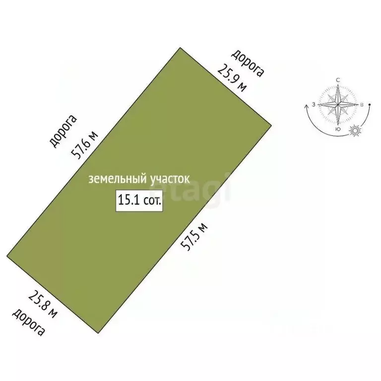 Участок в Башкортостан, Ишимбайский район, с. Ишеево  (15.0 сот.) - Фото 2