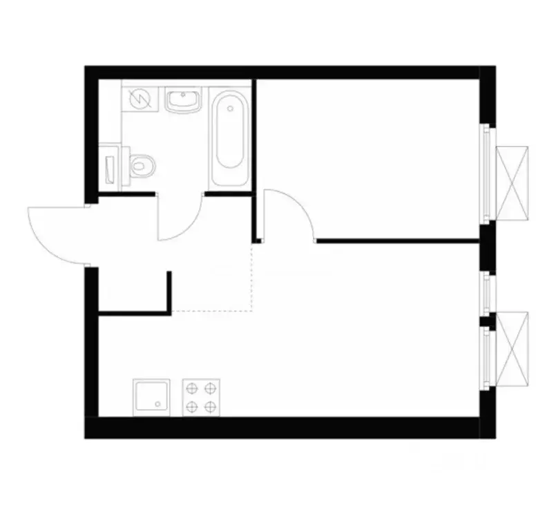 2-к кв. Москва Муравская ул., 38Бк2 (32.0 м) - Фото 2