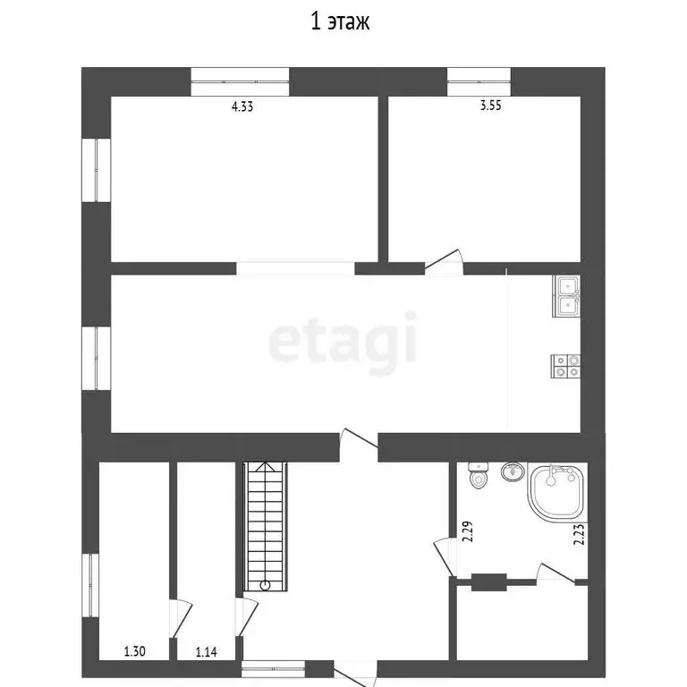 Дом в село Атаманово, Пионерская улица (132.7 м) - Фото 2