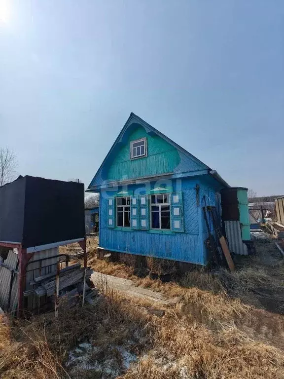 Дом в Хабаровский край, Комсомольск-на-Амуре Строитель СНТ, ул. 6-я, ... - Фото 1