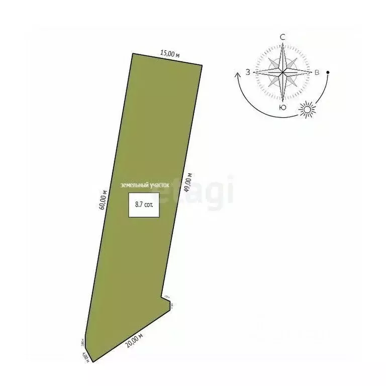 Участок в Амурская область, Благовещенск Красноармейская ул., 232 (8.7 ... - Фото 2