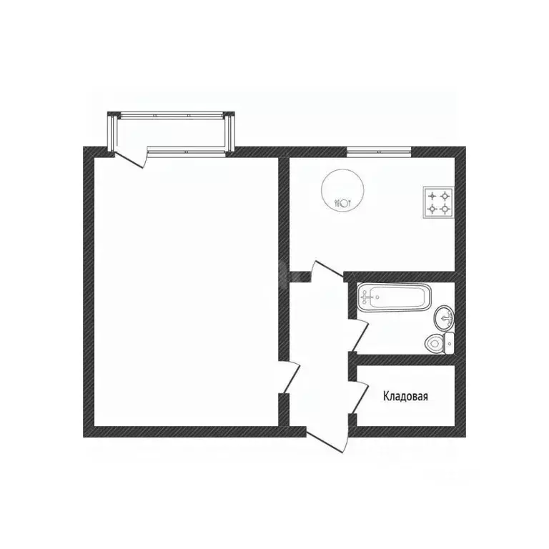 1-к кв. Смоленская область, Смоленск ул. Рыленкова, 79к1 (38.6 м) - Фото 1