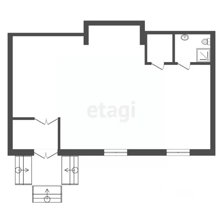 Торговая площадь в Свердловская область, Каменск-Уральский Алюминиевая ... - Фото 2