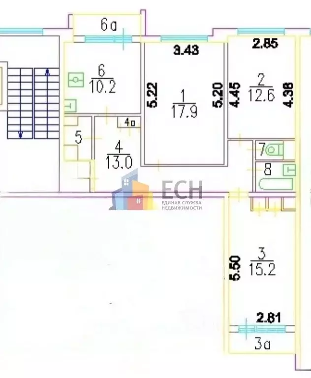3-к кв. Москва просп. Вернадского, 119 (73.8 м) - Фото 1