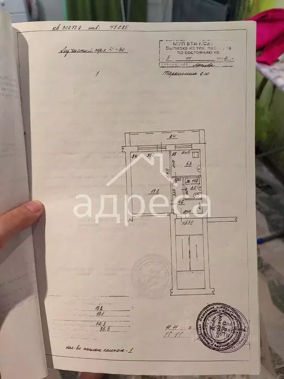 Студия Самарская область, Самара Лучистый пер., 4 (32.0 м) - Фото 2