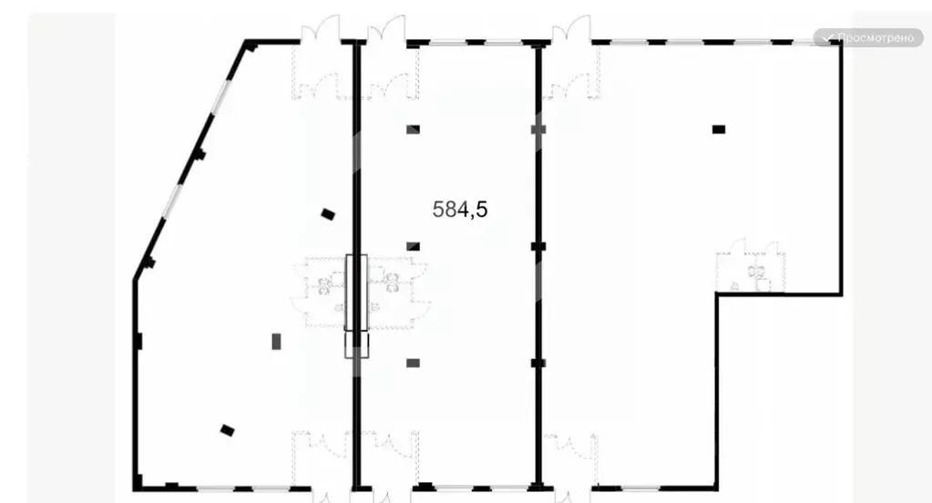 Помещение свободного назначения в Москва Очаковское ш., 5к5 (585 м) - Фото 2