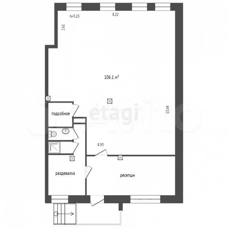 Продам офисное помещение, 112.3 м - Фото 1