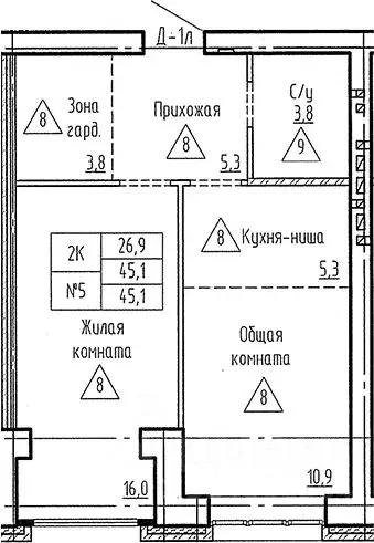 2-к кв. Новосибирская область, Новосибирский район, Мичуринский ... - Фото 1