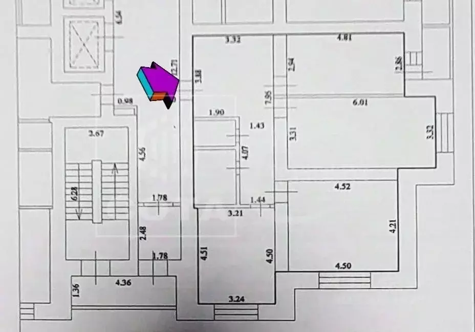 3-к кв. Воронежская область, Воронеж ул. 45-й Стрелковой Дивизии, 247И ... - Фото 2