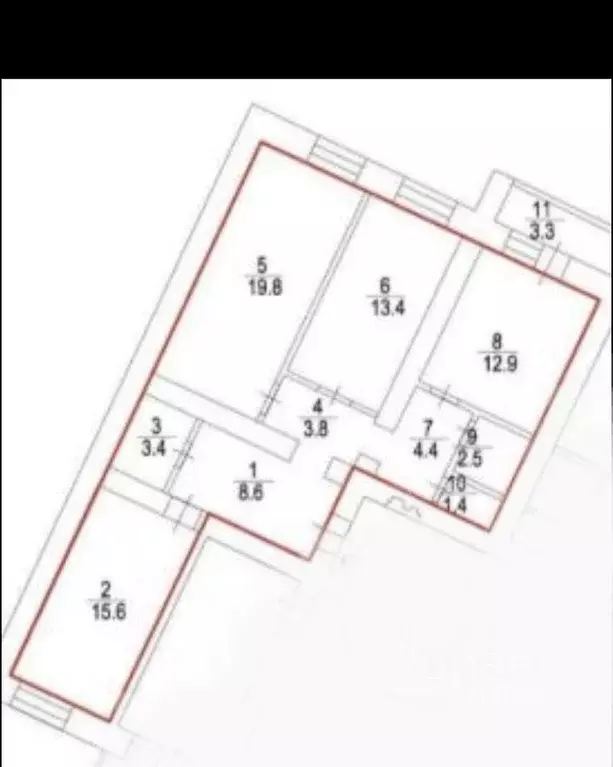 3-к кв. Саратовская область, Саратов ул. Имени Ф.А. Блинова, 52Б (85.8 ... - Фото 1