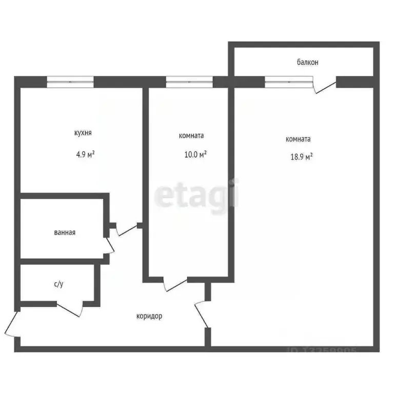 2-к кв. Липецкая область, Липецк просп. Мира, 11А (44.0 м) - Фото 1