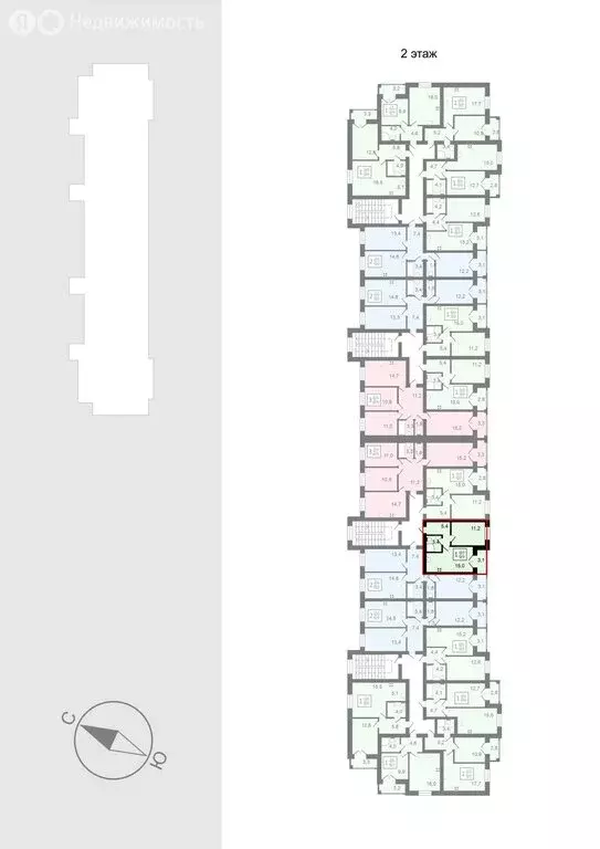 1-комнатная квартира: Суздаль, Советская улица, 6 (36.6 м) - Фото 1