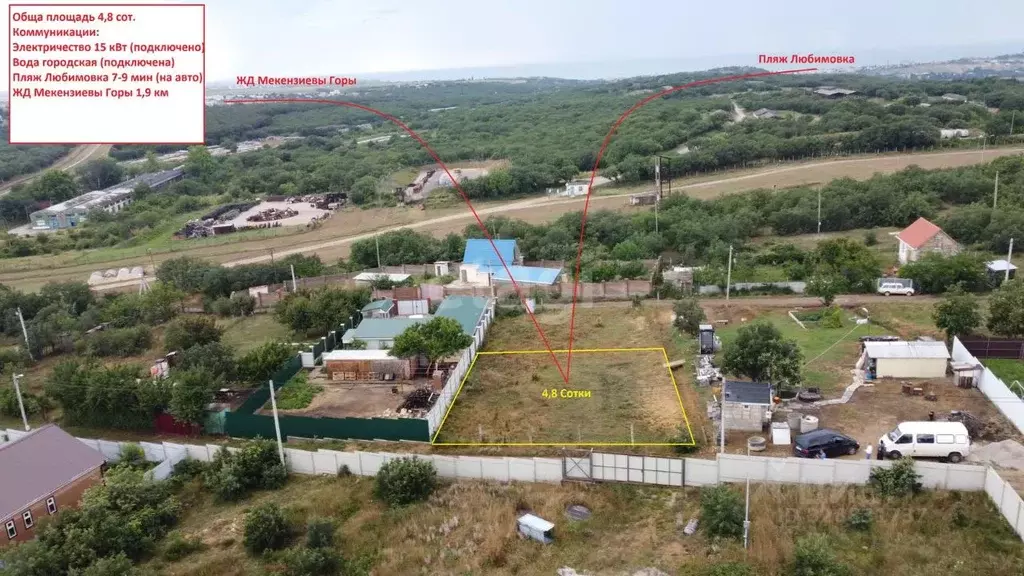 Участок в Севастополь Минер садоводческое товарищество,  (4.77 сот.) - Фото 1