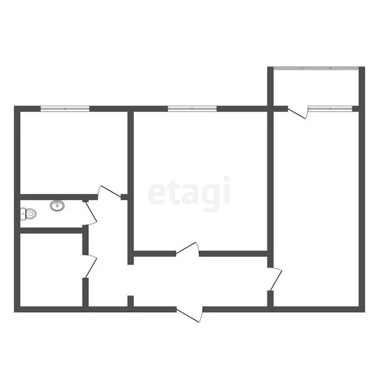 Офис (58 м) - Фото 1