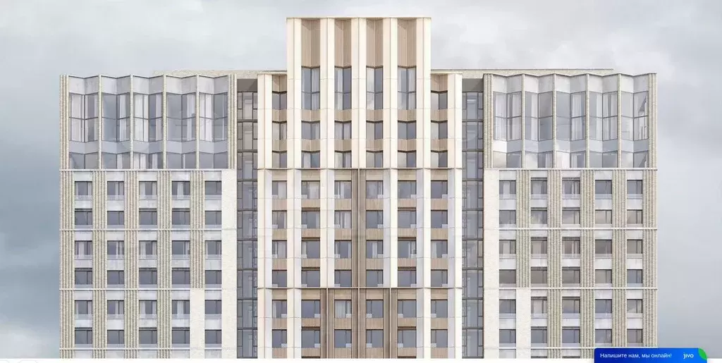 2-к. квартира, 30,1 м, 23/24 эт. - Фото 1