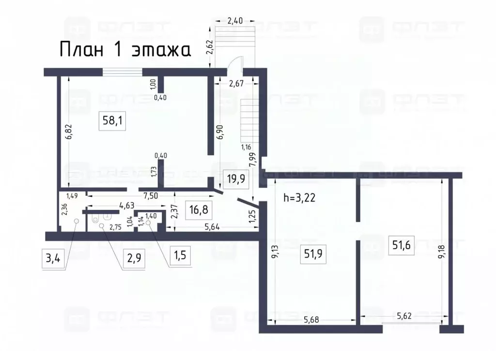 Офис в Татарстан, Казань ул. Сеченова, 17 (721 м) - Фото 2