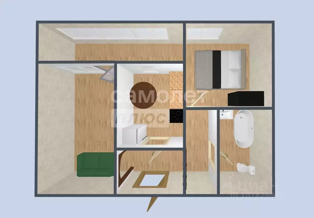 2-к кв. Приморский край, Фокино ул. Ленина, 17А (54.0 м) - Фото 2