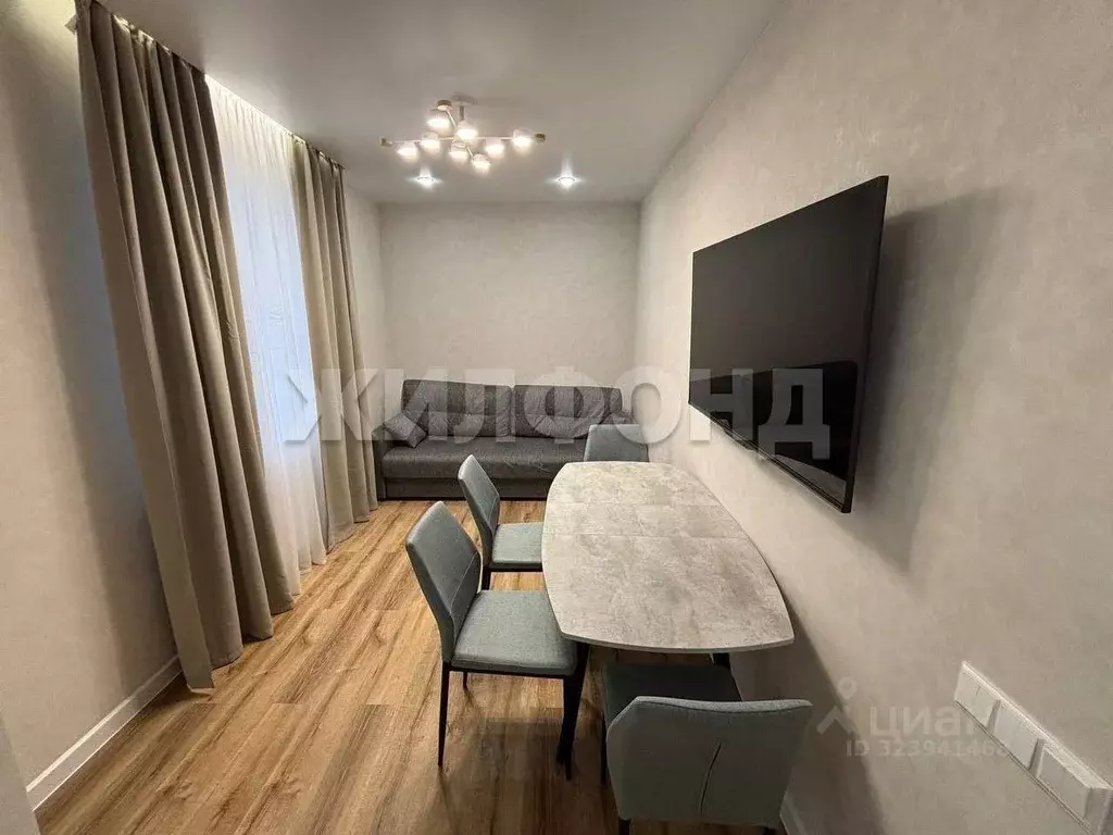 1-к кв. Новосибирская область, Новосибирск Закаменский мкр, 13 (61.0 ... - Фото 2