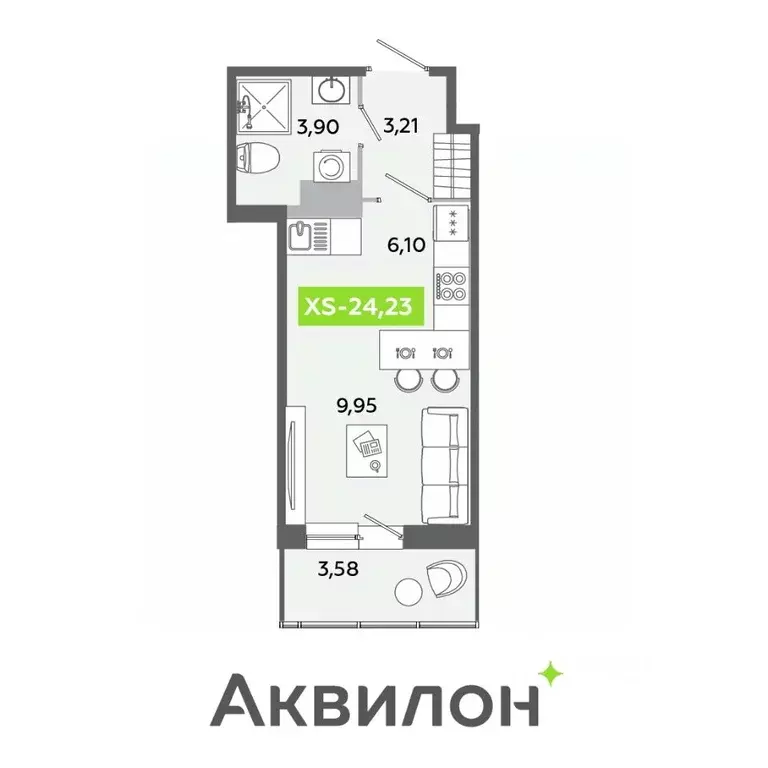 Студия Ленинградская область, Всеволожский район, Заневское городское ... - Фото 0