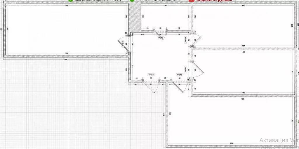 3-комнатная квартира: Ишим, Малая Садовая улица, 101 (55 м) - Фото 1