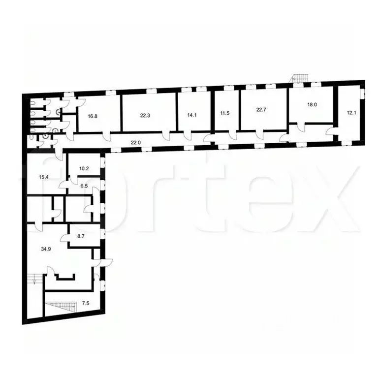 Офис в Москва Гончарная ул., 12С8 (717 м) - Фото 1