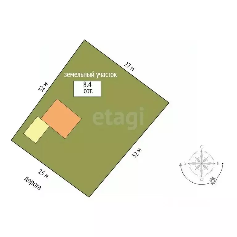 Дом в Башкортостан, Стерлитамакский район, Отрадовский сельсовет, с. ... - Фото 1