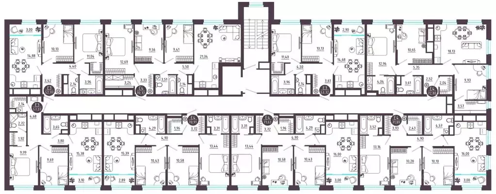 2-к кв. Тульская область, Тула ул. Купцов Гречихиных (53.32 м) - Фото 1