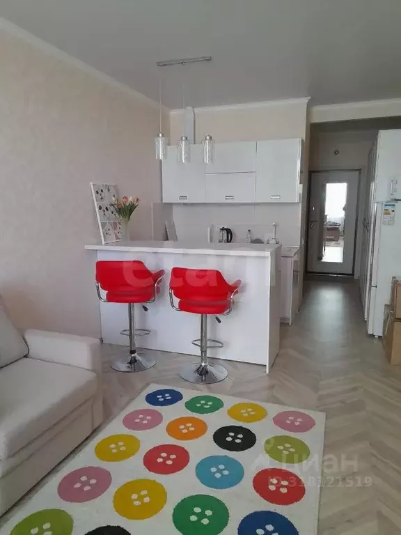 Студия Краснодарский край, Краснодар ул. Карякина, 5к3 (29.1 м) - Фото 1