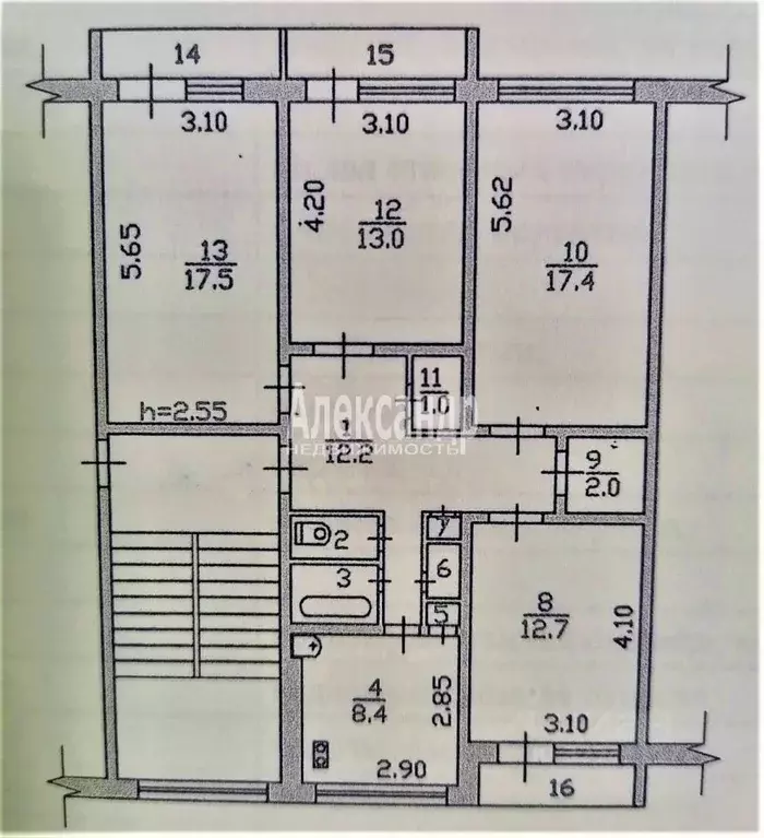 Комната Ленинградская область, Приозерский район, Сосновское с/пос, д. ... - Фото 1