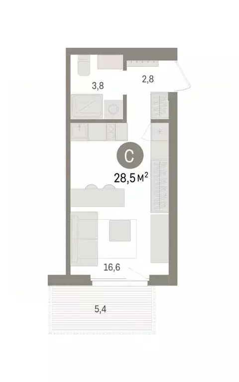 Студия Новосибирская область, Новосибирский район, Краснообск рп, 3-й ... - Фото 1