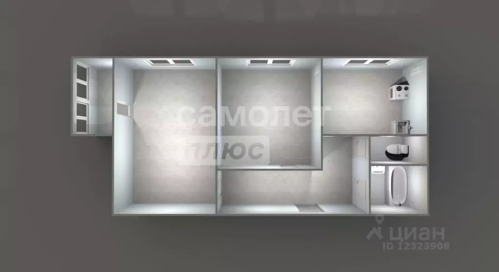 2-к кв. Московская область, Подольск Плещеевская ул., 54а (50.5 м) - Фото 2