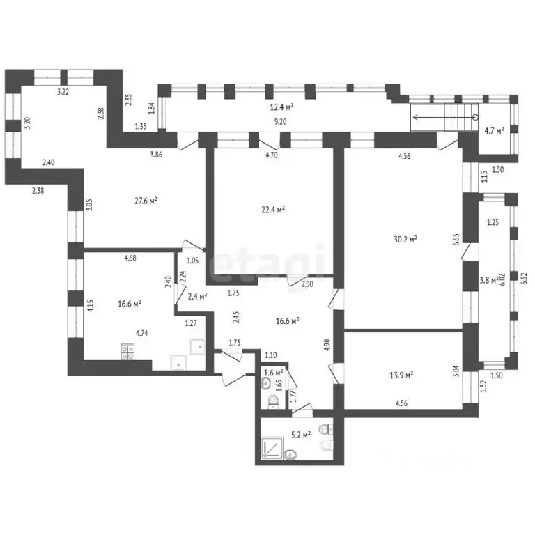Офис в Нижегородская область, Нижний Новгород Ошарская ул., 17 (155 м) - Фото 2