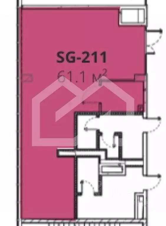 Помещение свободного назначения в Москва Дмитровский проезд, вл1Г (61 ... - Фото 1