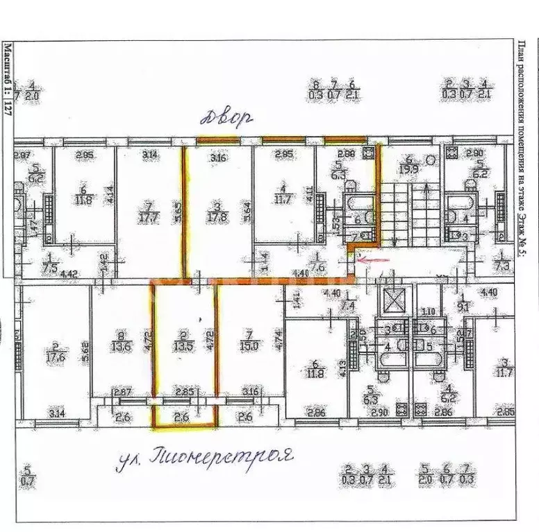 3-к кв. Санкт-Петербург ул. Пионерстроя, 10 (60.0 м) - Фото 1