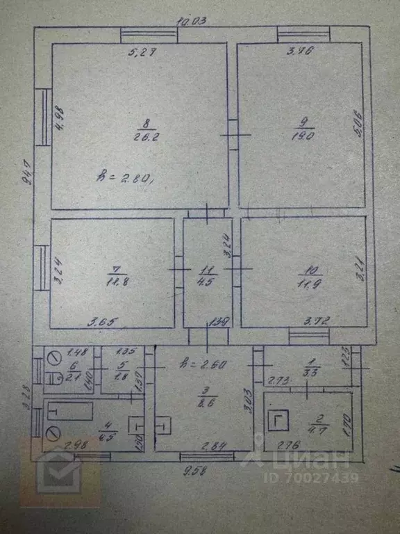 Дом в Крым, Сакский район, с. Вересаево пер. Тепличный, 5 (99 м) - Фото 1