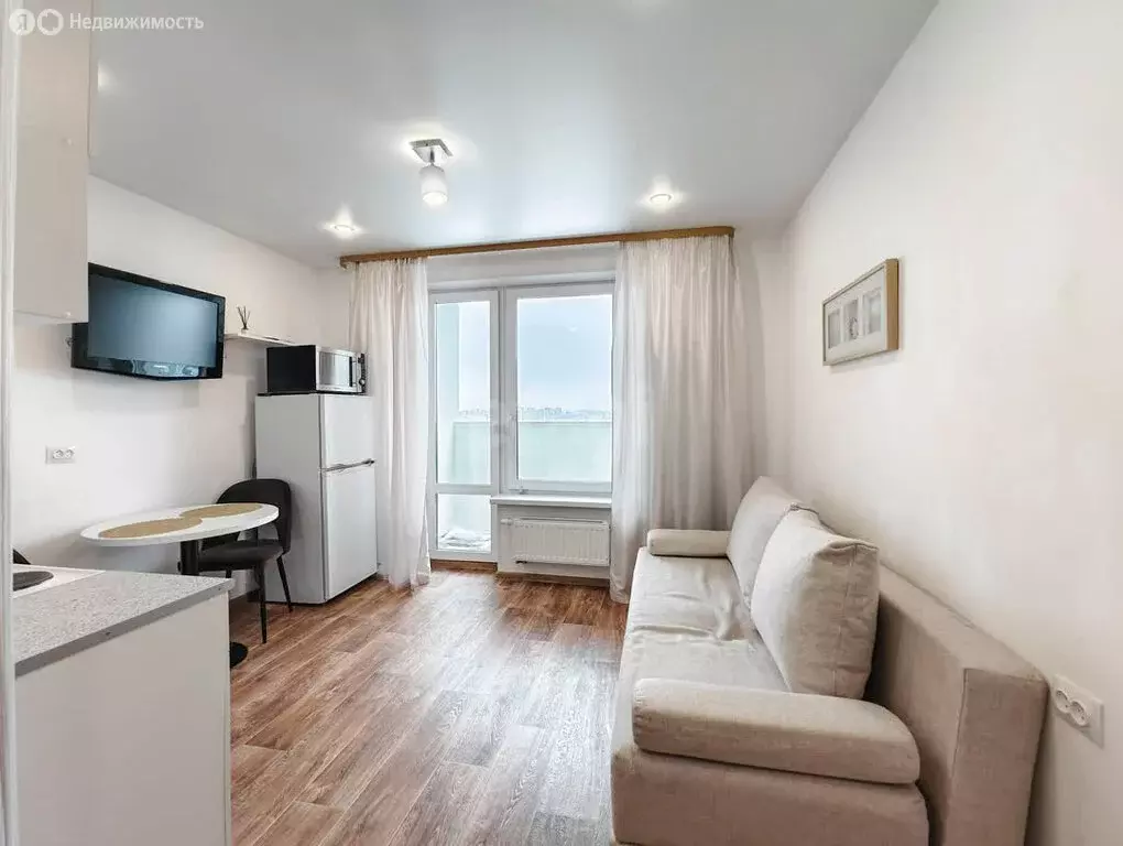 Квартира-студия: Тюмень, Велижанская улица, 66к1 (21 м) - Фото 1