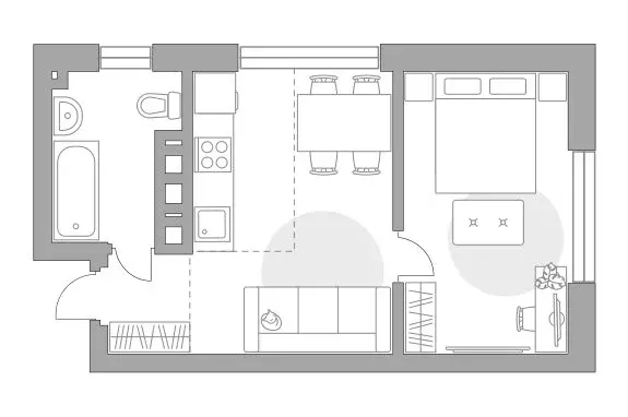 2-комнатная квартира: Уфа, жилой район Зелёная Роща, жилой комплекс ... - Фото 1