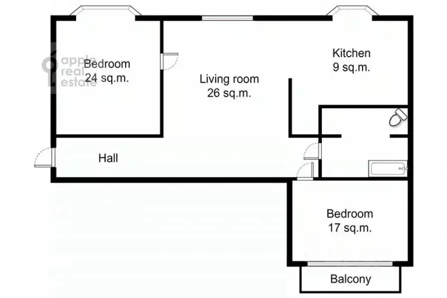 3-к кв. Москва Кутузовский просп., 26К3 (90.0 м) - Фото 1