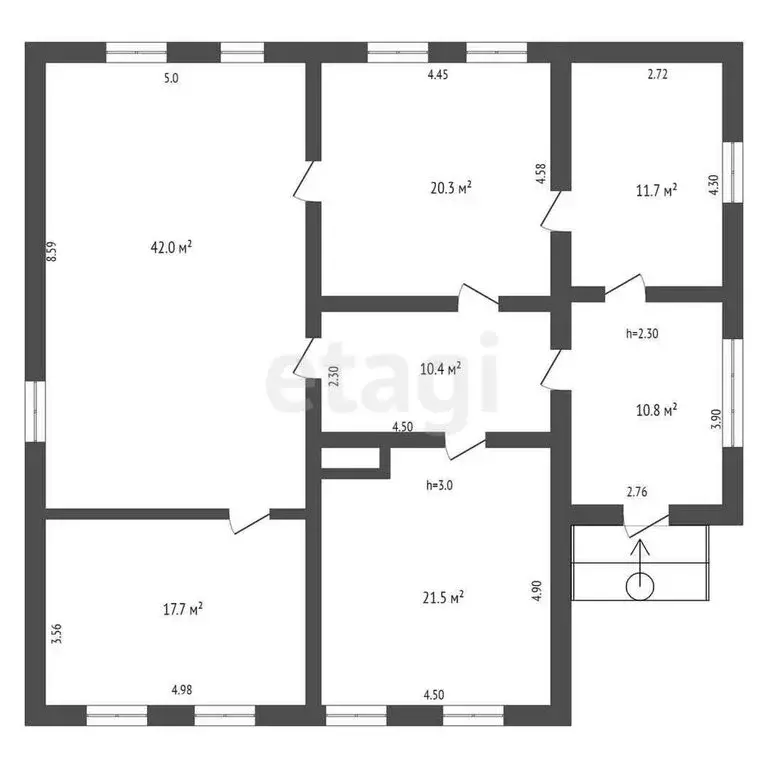 Дом в Владиславовка, Курская улица, 34 (134.4 м) - Фото 2