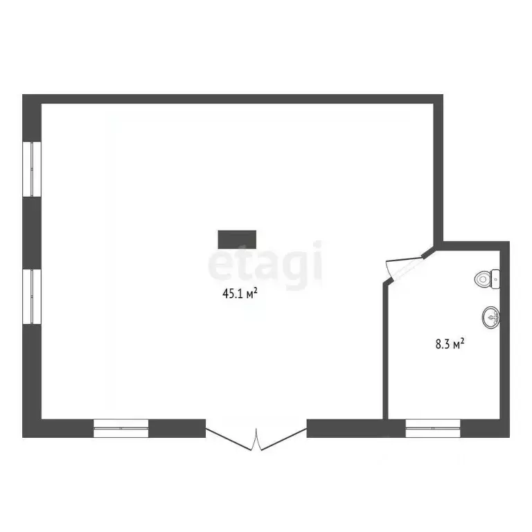 Помещение свободного назначения в Красноярский край, Красноярск ул. ... - Фото 2